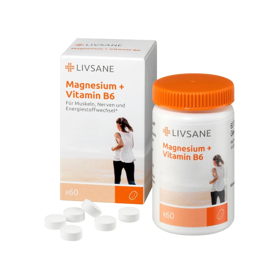 LIVSANE Magnezijum+Vitamin B6 60 Tableta