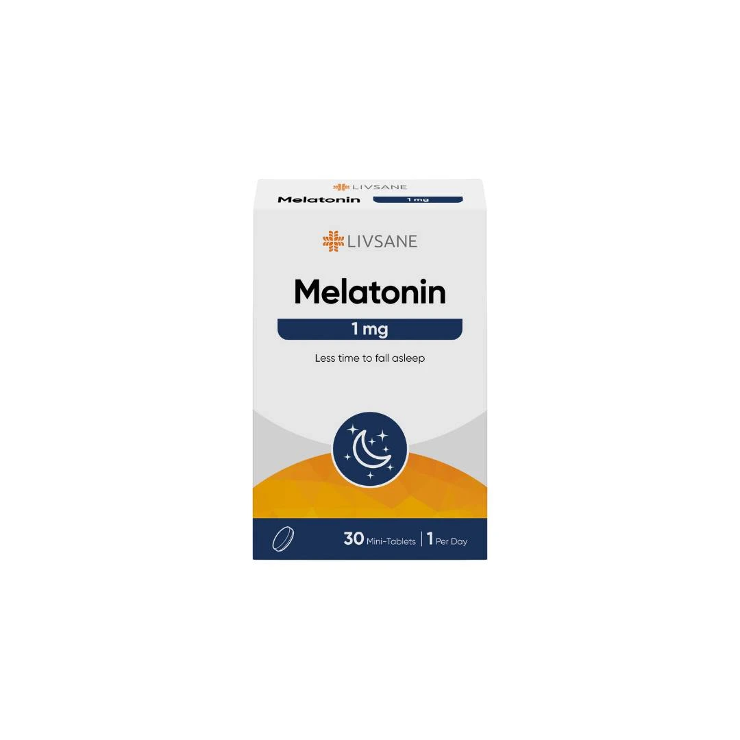 LIVSANE Melatonin 1 mg 30 Tableta za Spavanje