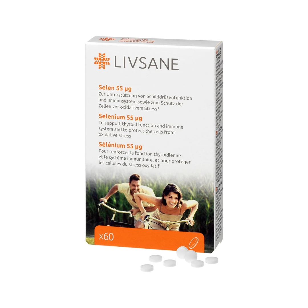 LIVSANE Selen 55 mcg 60 Tableta