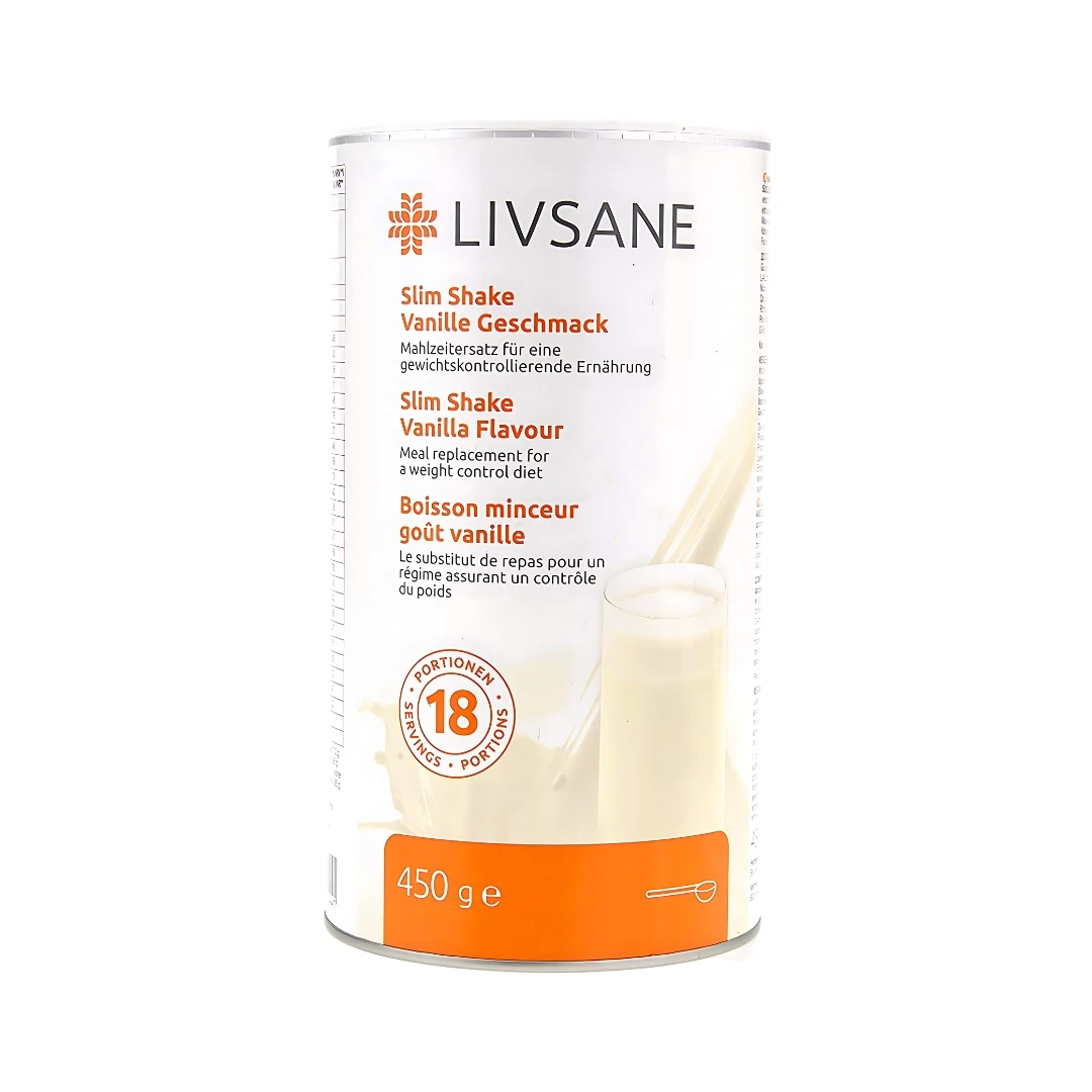 LIVSANE Slim Shake sa Ukusom Vanile - Zamena za Obrok 450 g