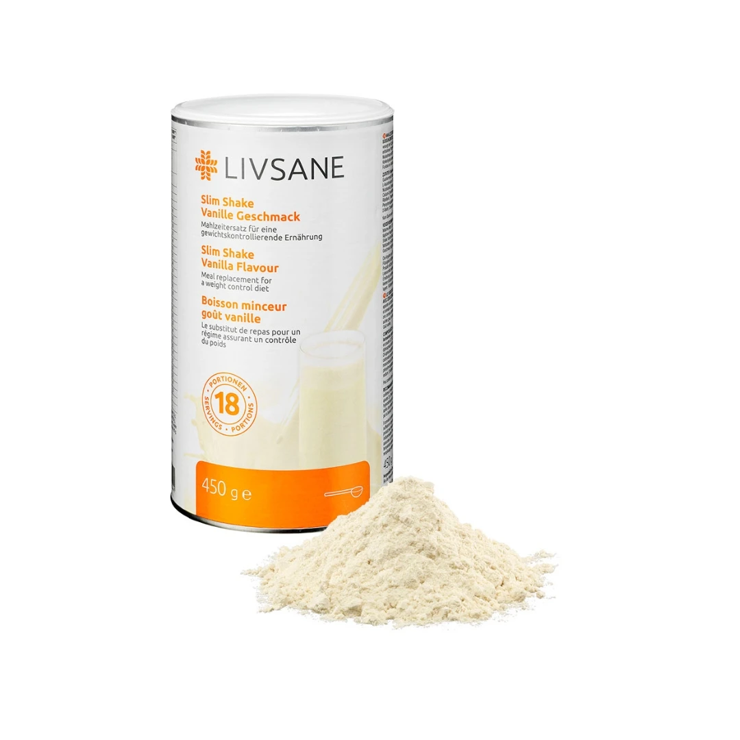 LIVSANE Slim Shake sa Ukusom Vanile - Zamena za Obrok 450 g