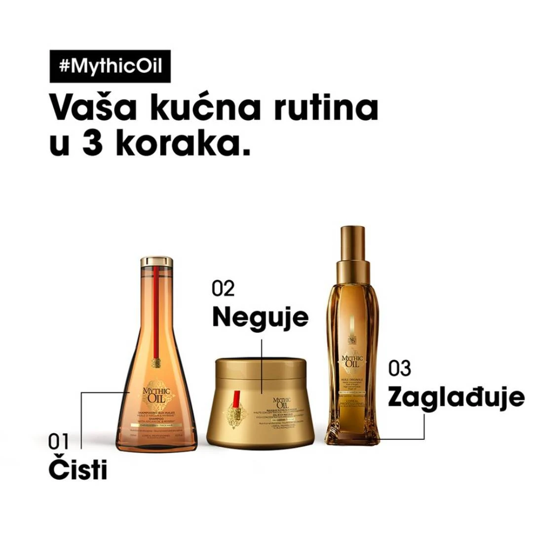 LOREAL Professionnel MYTHIC OIL Maska za Debelu Vlas 200 mL