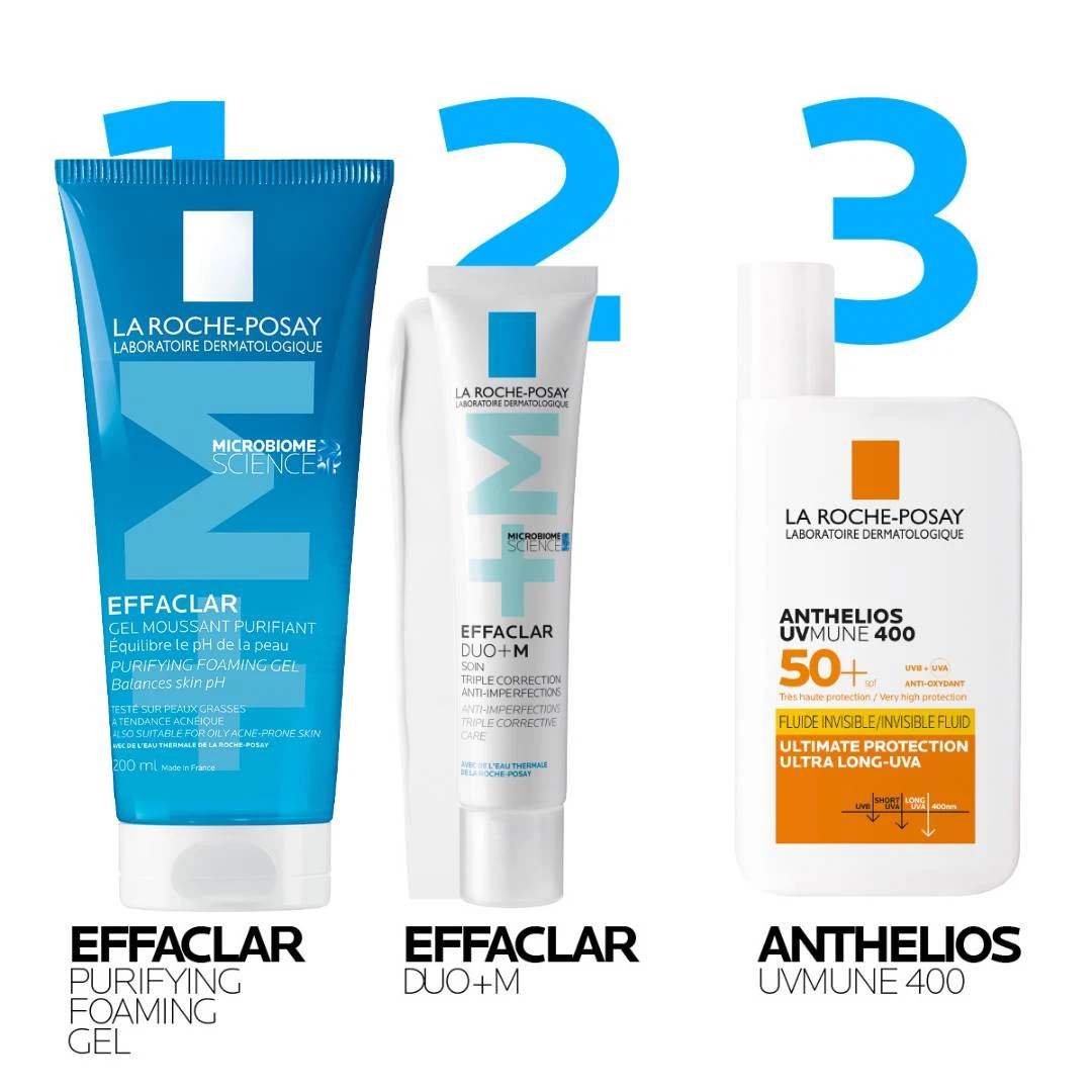 La Roche-Posay PROMO EFFACLAR DUO+M Krema 40 mL i EFFACLAR Gel za Umivanje i Čišćenje 200 mL