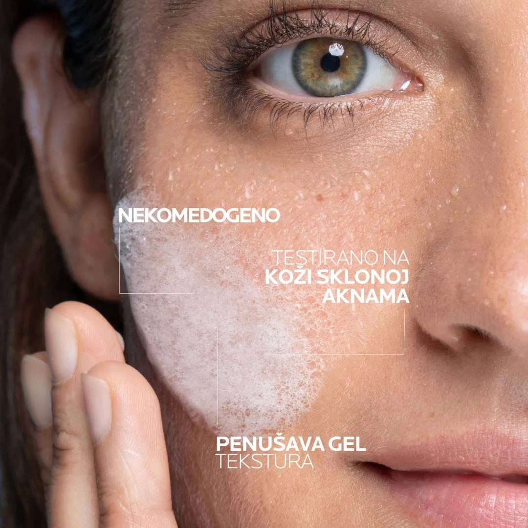 La Roche-Posay EFFACLAR Gel za Umivanje i Kupanje za Masnu Osetljivu Kožu 200 mL