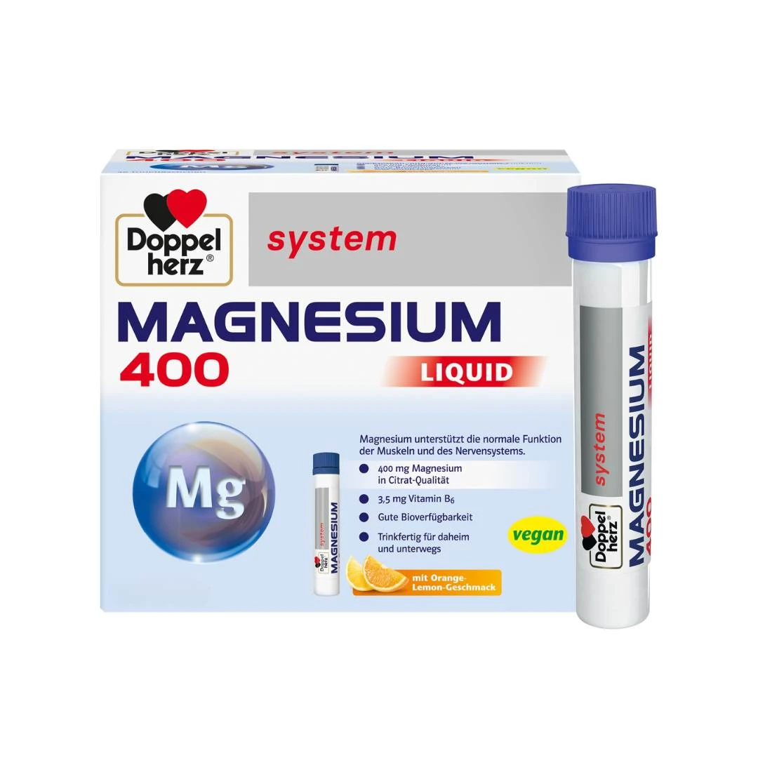 Doppelherz® Magnezijum 400 Liquid 25 mL 10 Ampula 