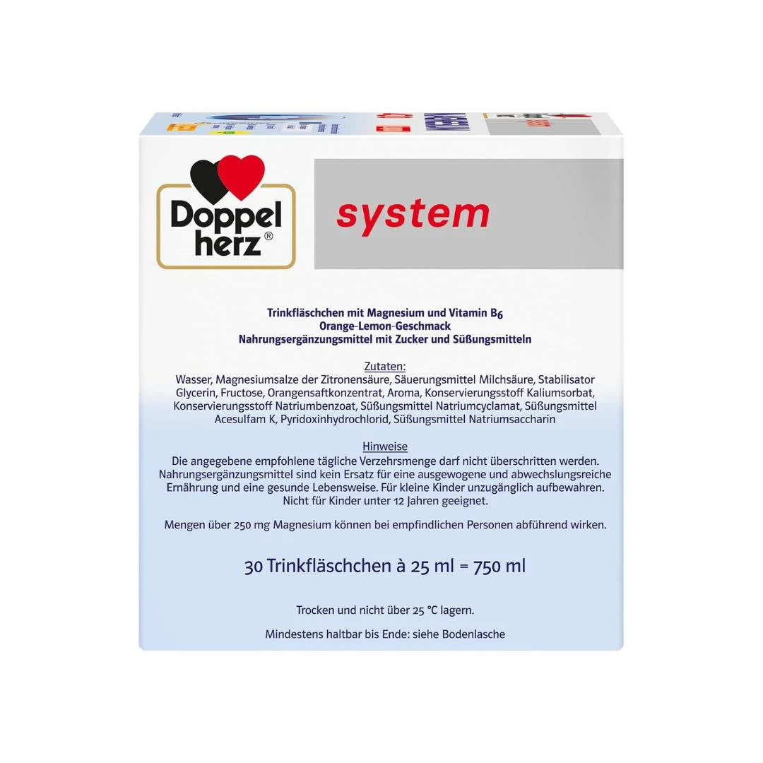 Doppelherz® Magnezijum 400 Liquid 25 mL 10 Ampula 