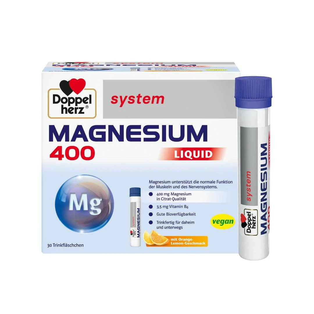 Doppelherz® Magnezijum 400 Liquid 25 mL 30 Ampula 