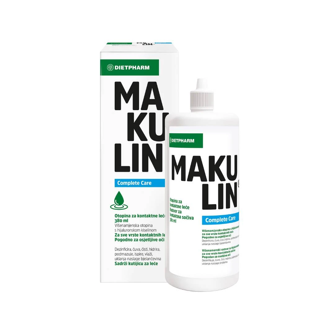 DIETPHARM MAKULIN® Complete Care Rastvor za Sočiva 380 mL