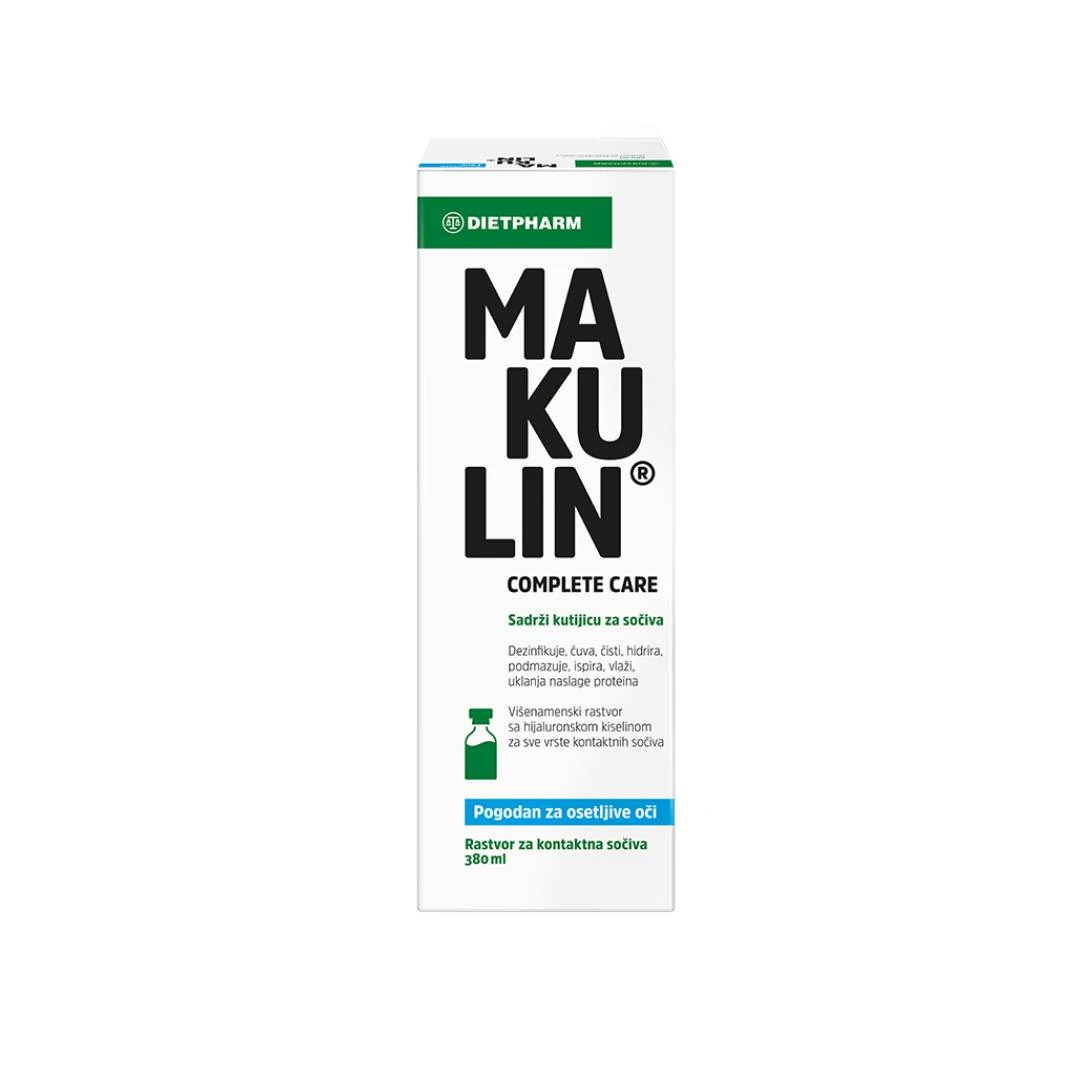 DIETPHARM MAKULIN® Complete Care Rastvor za Sočiva 380 mL