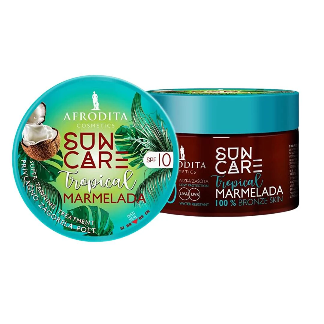 AFRODITA MARMELADA SUN CARE Tropical za Brzo Tamnjenje SPF 10 200 mL