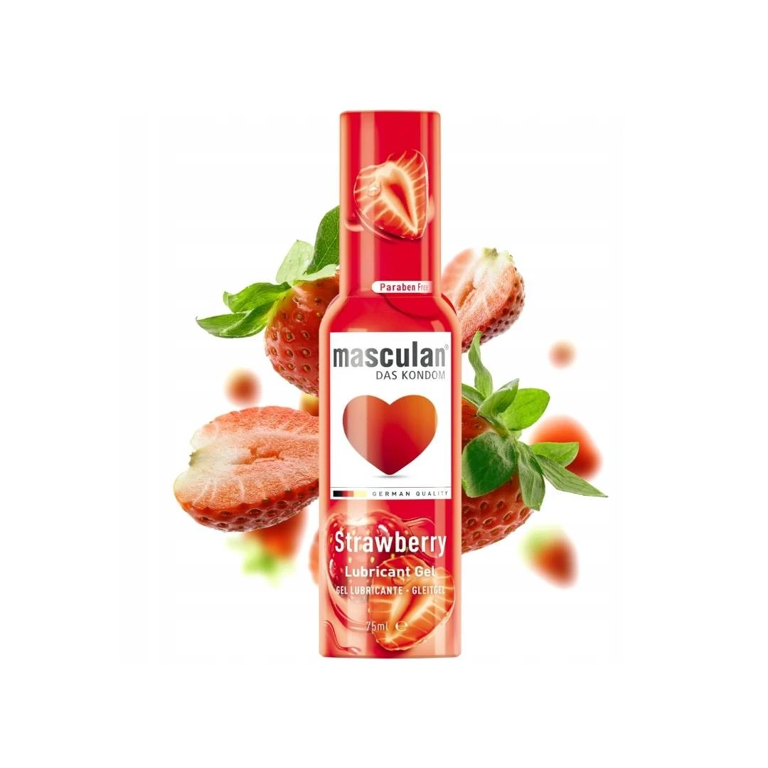 Masculan® Strawberry Lubrikant Gel sa Ukusom Jagode 75 mL