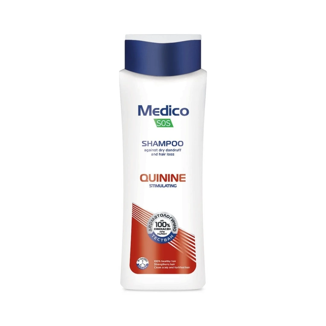 Medico SOS Quinine Stimulating Šampon Protiv Peruti i Opadanja Kose 390 mL