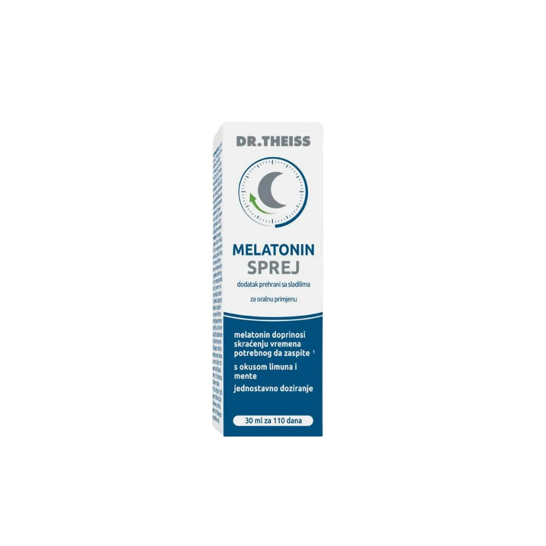 DR. THEISS MELATONIN i Pasiflora Sprej 30 mL; za Nesanicu, Insomniju, Uspavljivanje