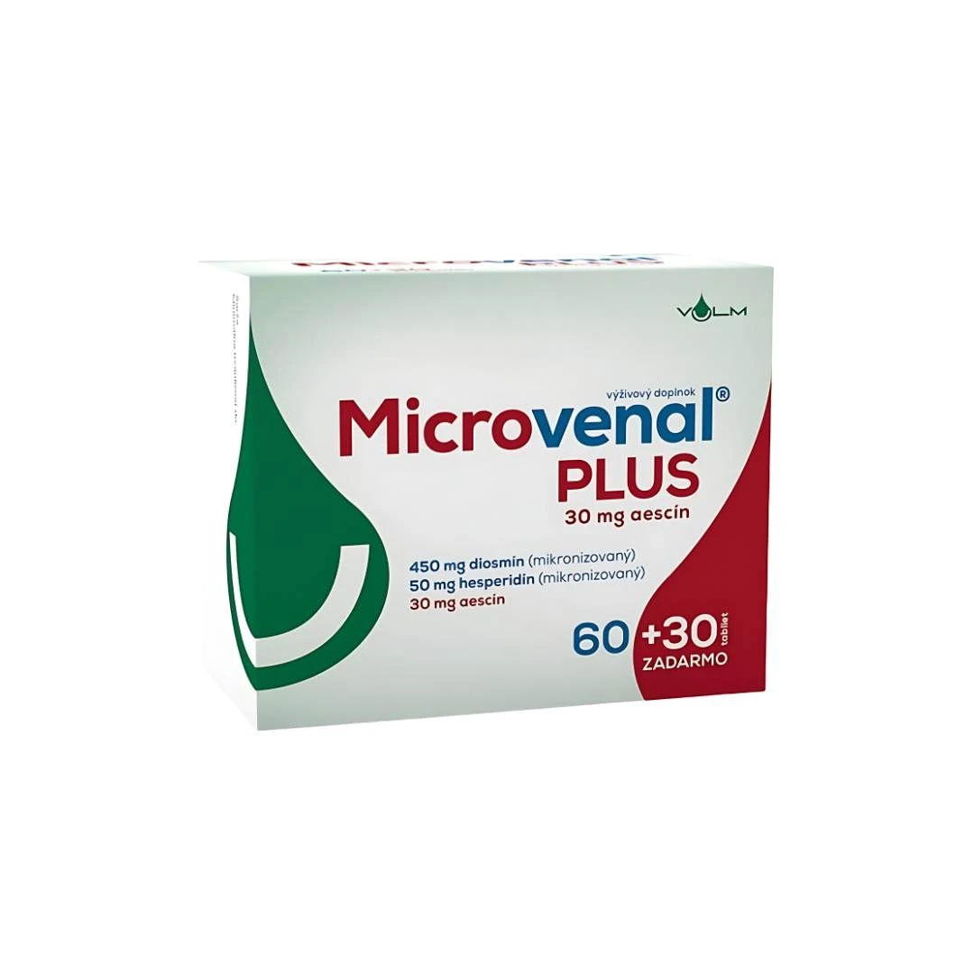 Microvenal® PLUS 60+30 Tableta sa Diosminom, Hisperidinom i Escinom