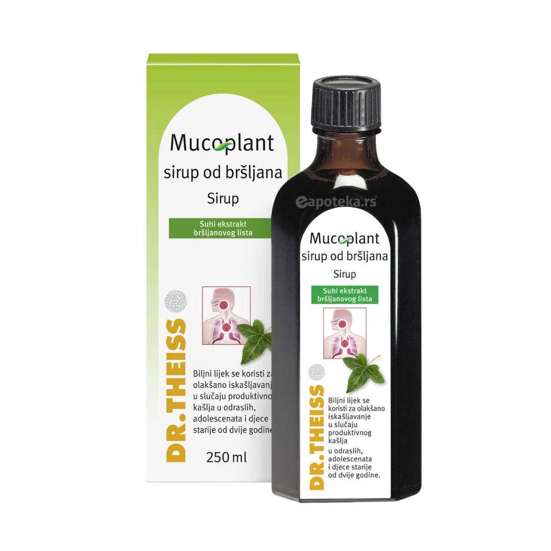 Dr. Theiss Mucoplant Sirup od Bršljana 250 mL