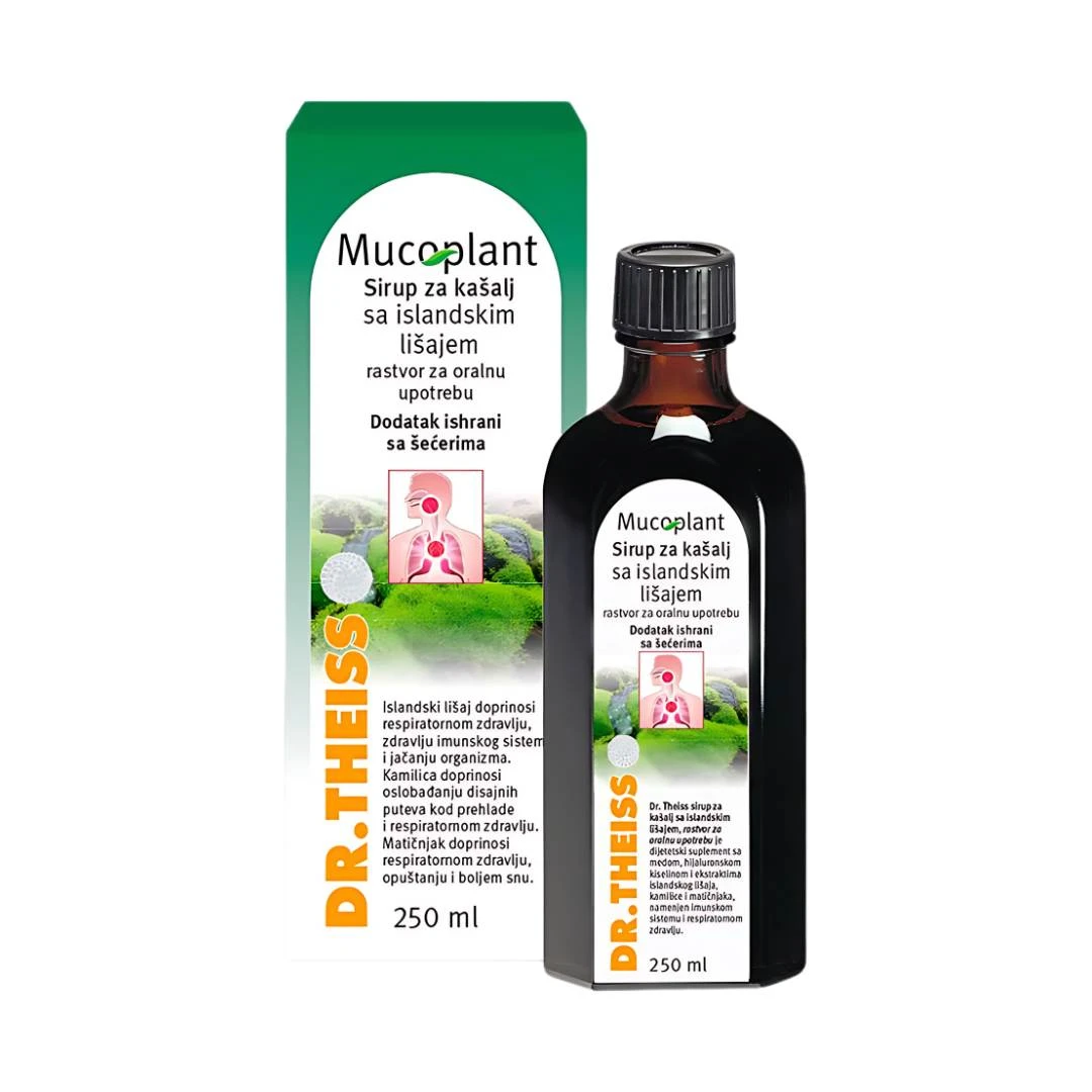 Dr. Theiss Mucoplant Sirup za Kašalj sa Islandskim Lišajem 250 mL