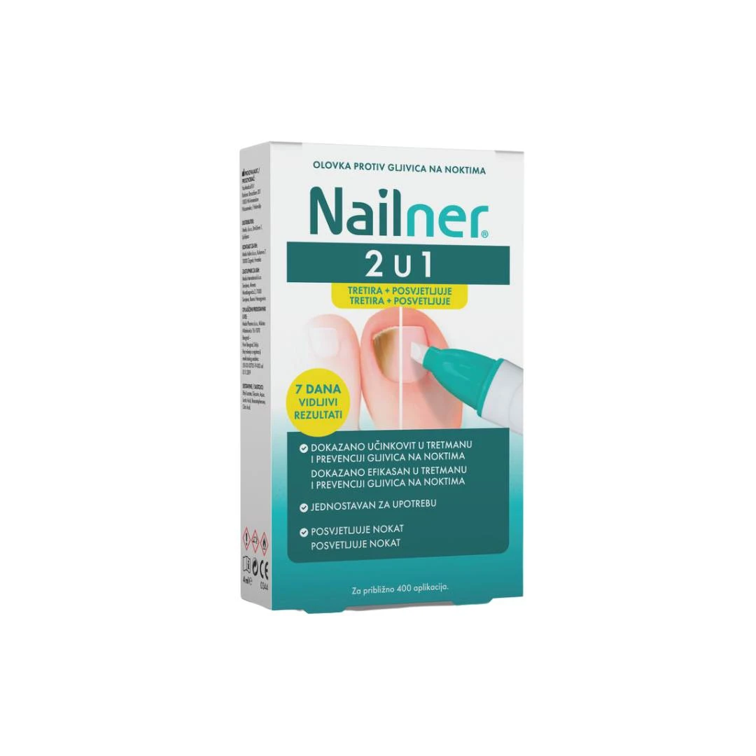 Nailner Pen 2u1 Olovka za Zaštitu Noktiju od Gljivica 4 mL