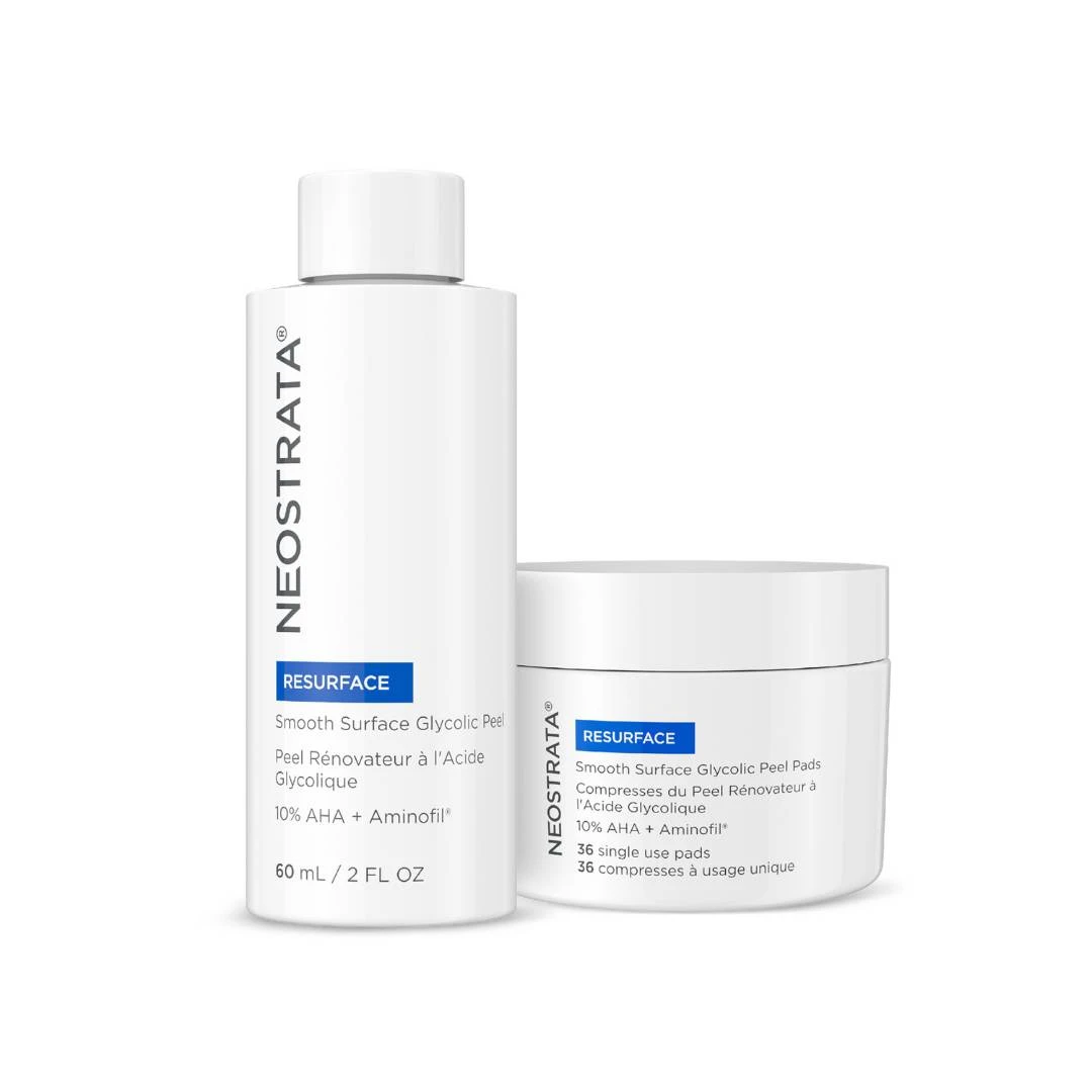 NEOSTRATA® RESURFACE Smooth Surface Glycolic Peel 60 mL i 36 Tupfera; Piling za Svakodnevnu Upotrebu