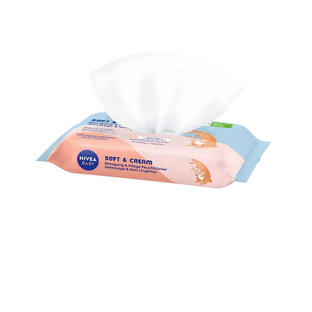 NIVEA Baby Soft & Care Vlažne Maramice za Bebe i Decu DUO PACK 2x57 Komada