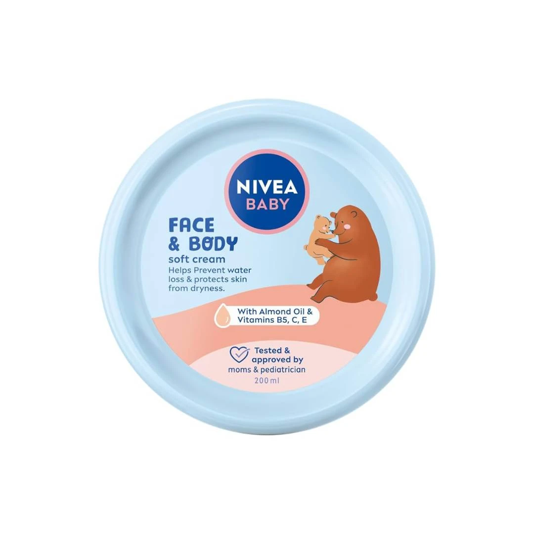 NIVEA Baby Soft Krema za Bebe i Decu 200 mL