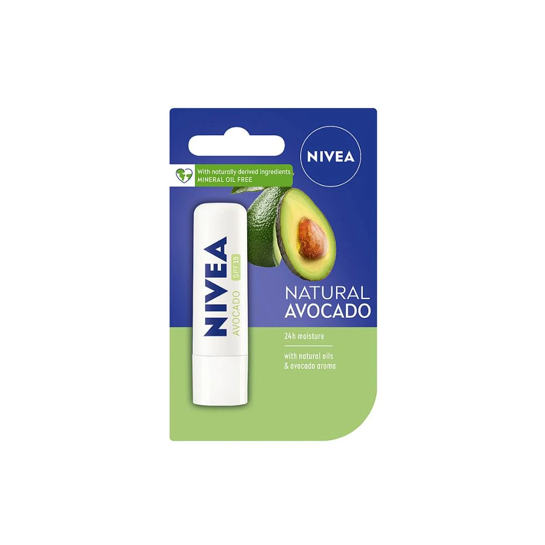 NIVEA Balzam za Usne Natural Avocado SPF15 4.8 g