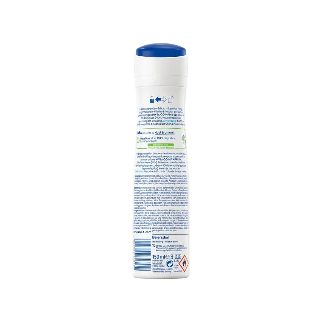 NIVEA Dezodorans Fresh Naturalu Sprej 150 mL