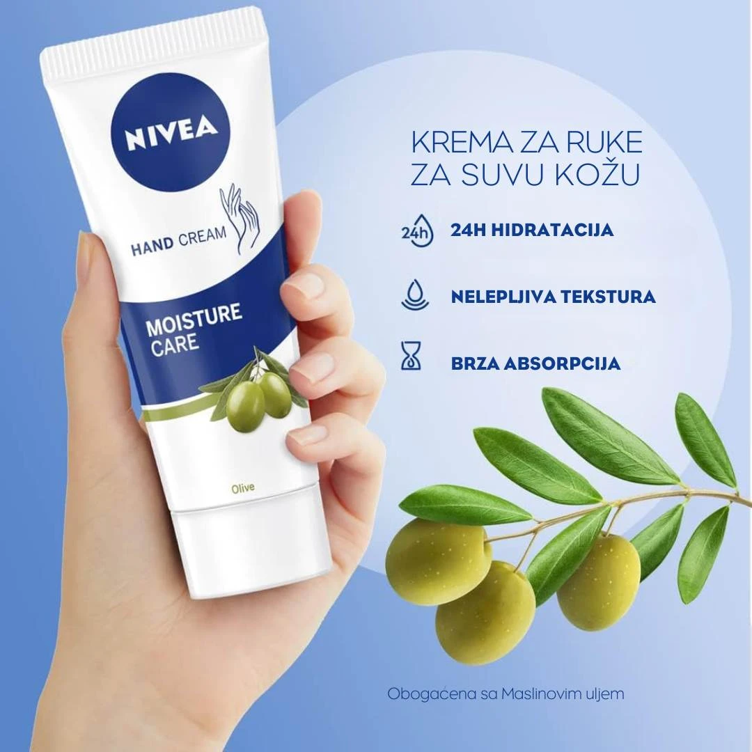 NIVEA Krema za Ruke sa Maslinom 75 mL