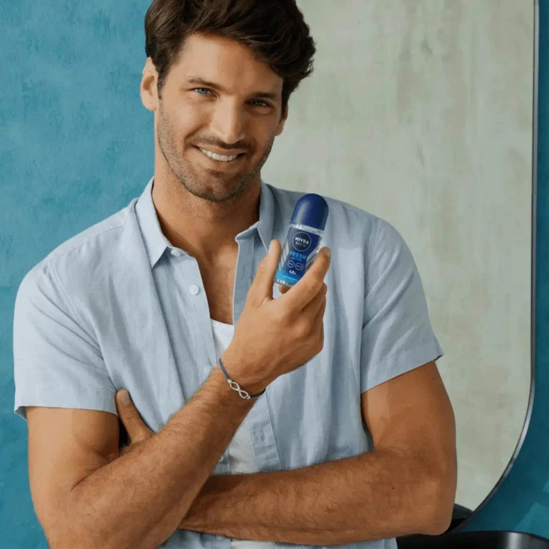 NIVEA MEN Deo Roll On Fresh Active Antiperspirant 50 mL