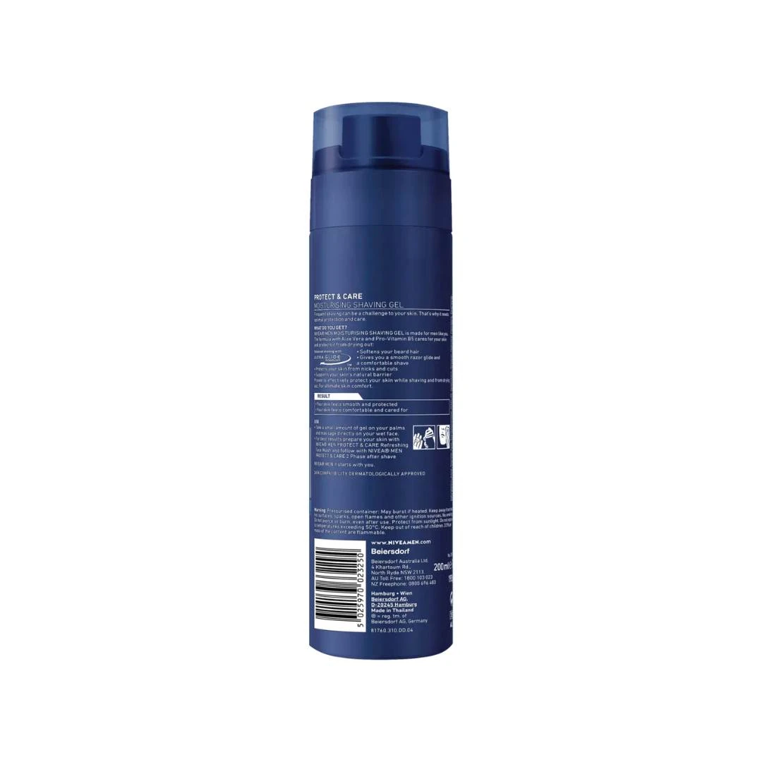 NIVEA MEN Gel za Brijanje Protect&Care sa Alojom 200 mL