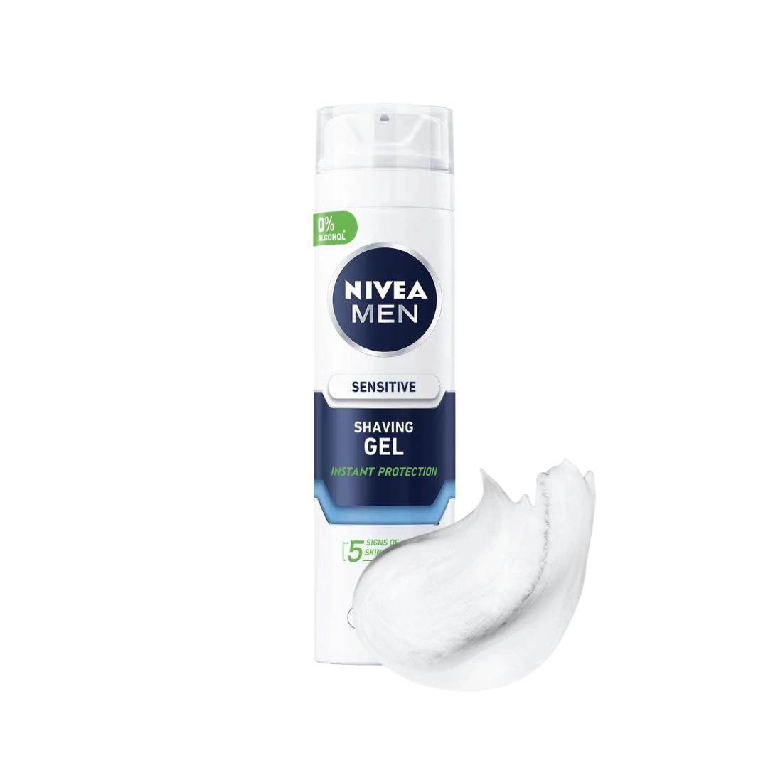 NIVEA MEN Gel za Brijanje Sensitive sa Ekstraktom Kamilice za Osetljivu Kožu 200 mL