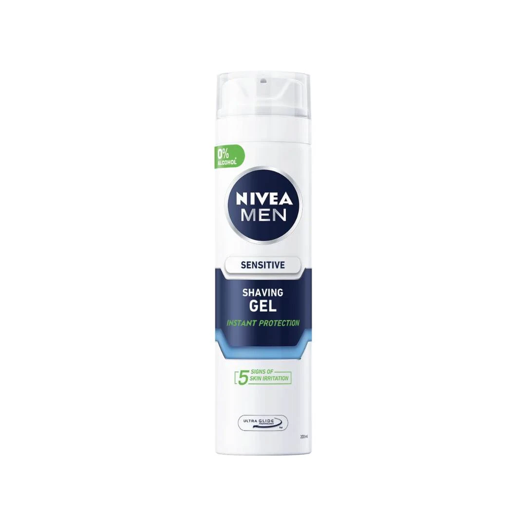 NIVEA MEN Gel za Brijanje Sensitive sa Ekstraktom Kamilice za Osetljivu Kožu 200 mL