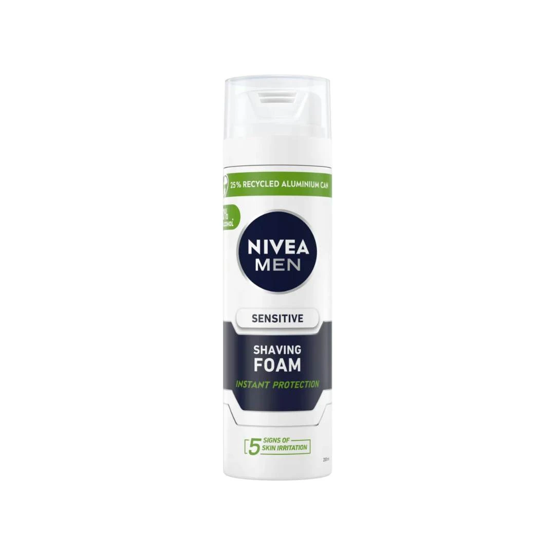 NIVEA MEN Sensitive Pena za Brijanje za Veoma Oetljivu Kožu Sklonu Iritacijama  200 mL