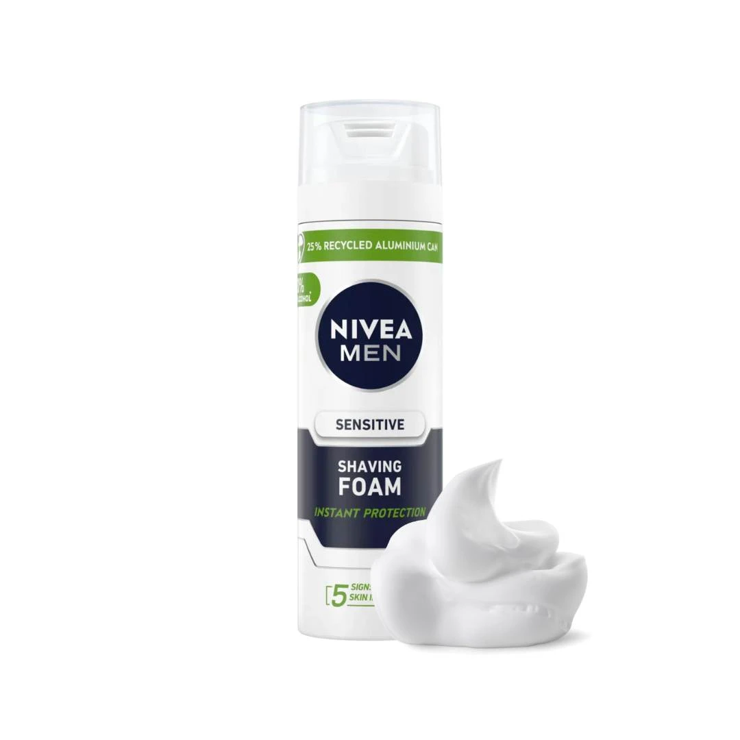 NIVEA MEN Sensitive Pena za Brijanje za Veoma Oetljivu Kožu Sklonu Iritacijama  200 mL