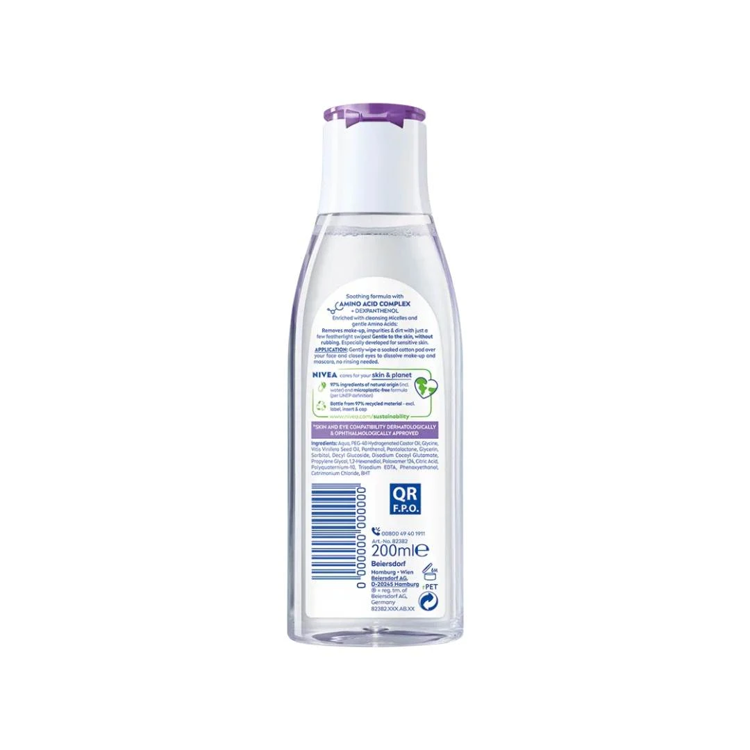 NIVEA Micelarna Voda SOOTHING za Osetljivu Kožu 200 mL