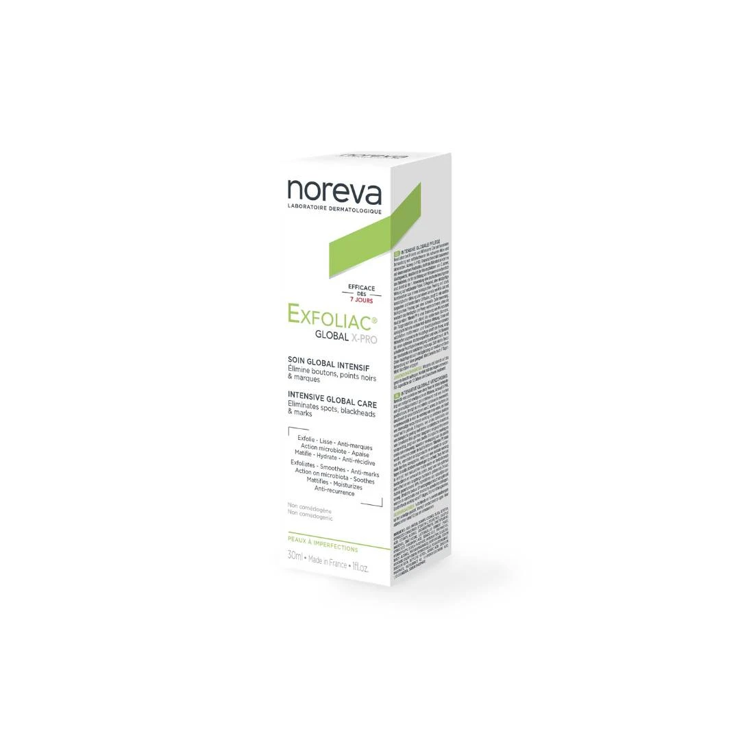 noreva EXFOLIAC® Global X-PRO Intenzivna Nega 30 mL; Anke; Bubuljice; Masna Koža