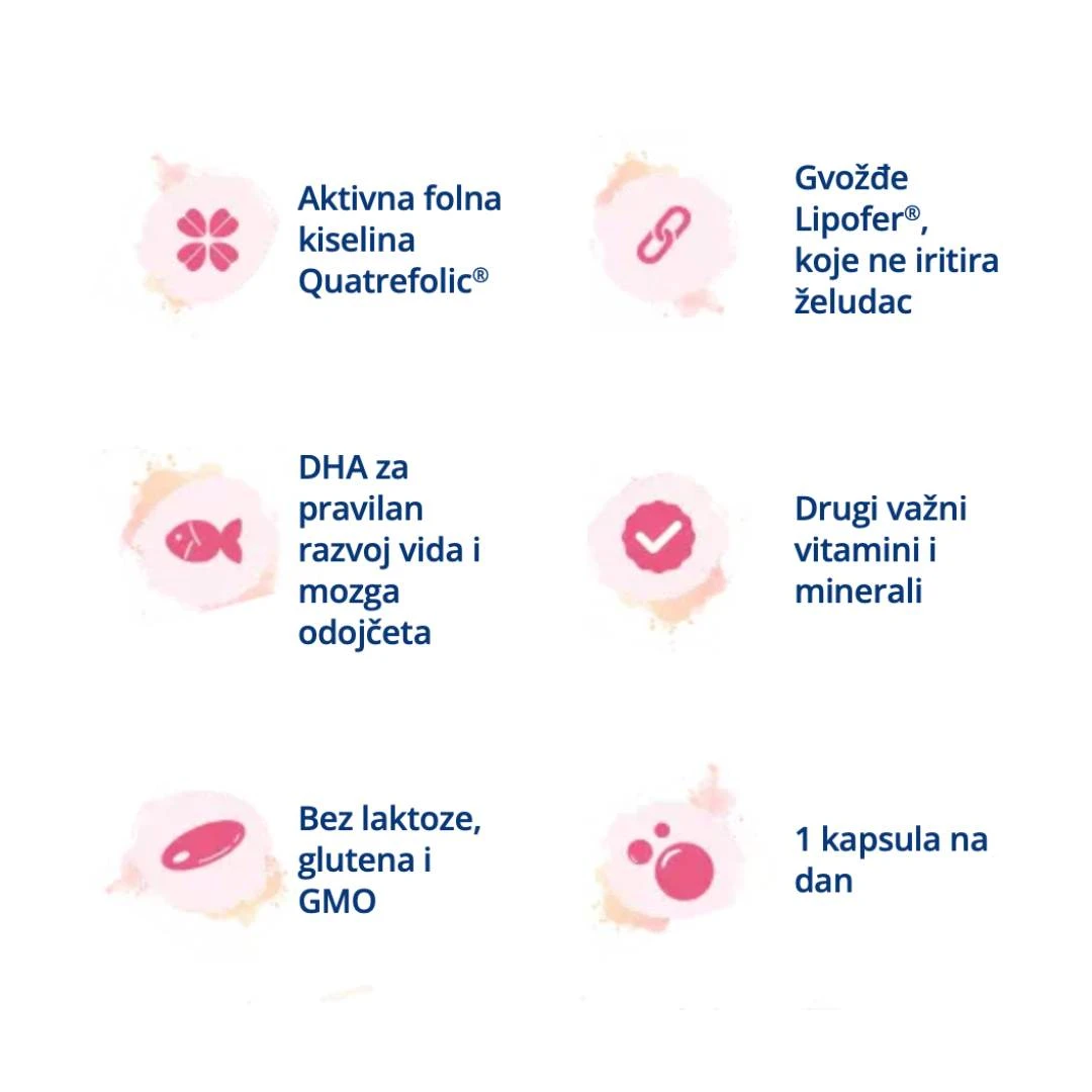 Novalac® Prenatal 30 Kapsula Vitamini za Trudnice i Dojilje