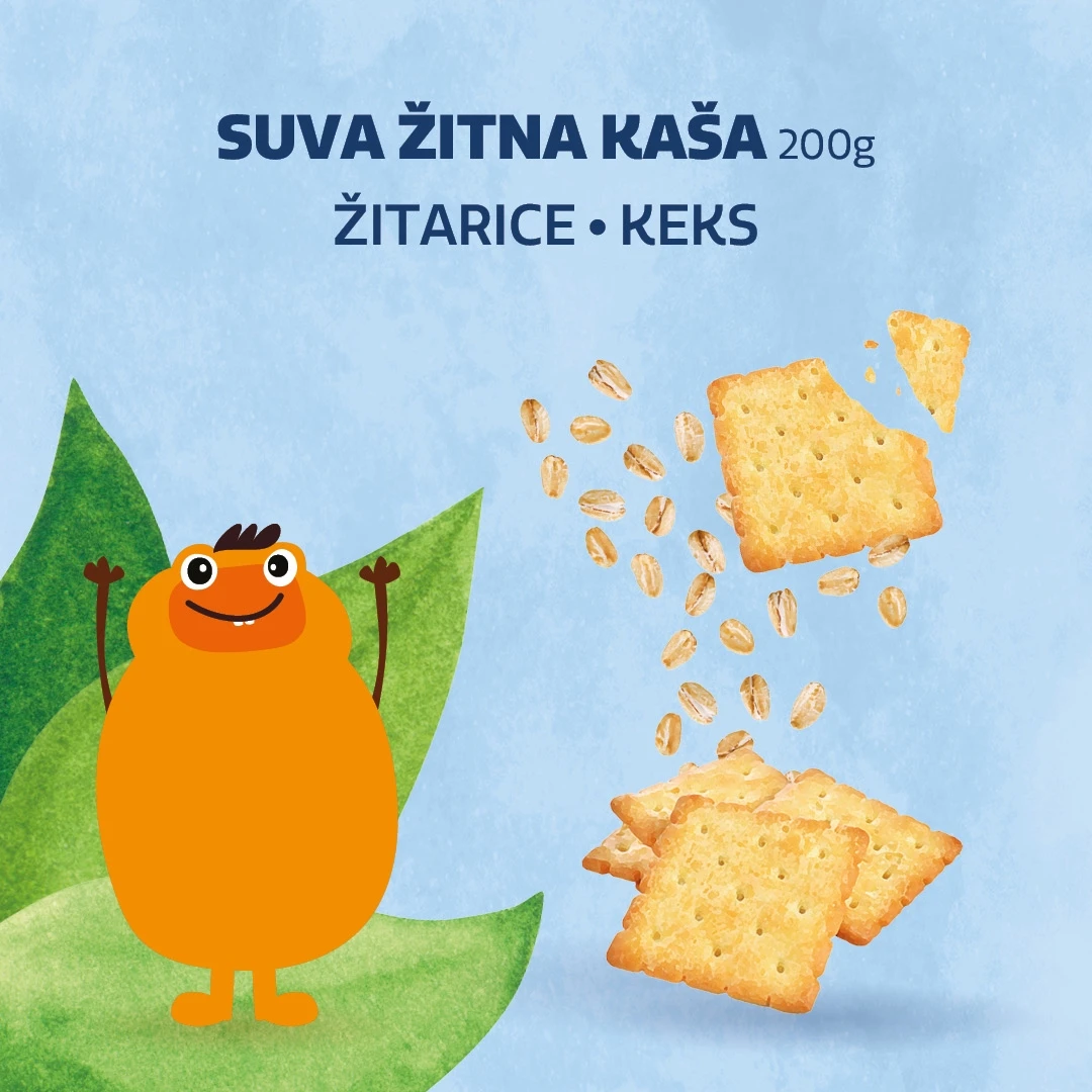 Nutrino JUNIOR Pšenična Kaša sa Keksom 200 g