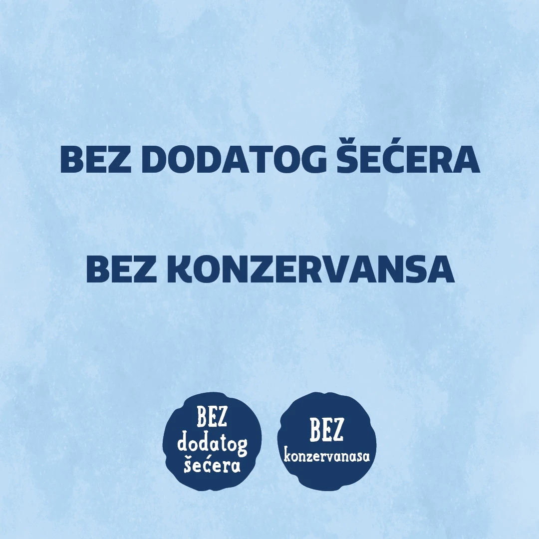 Nutrino JUNIOR Voćni Pire-Jabuka, Pomorandža, Keks i Čokolada 100 g