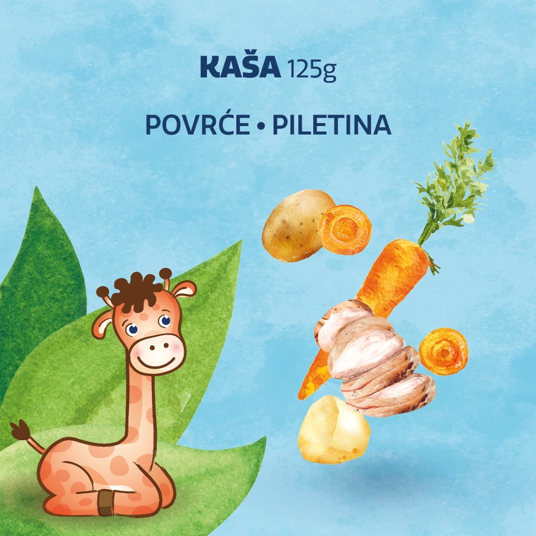 Nutrino Kašica Pire od Mesa–Piletina i Povrće 125 g