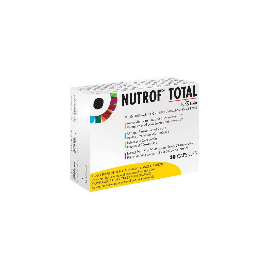 NUTROF® Total 30 Kapsula; Za Oči i Oštar Vid