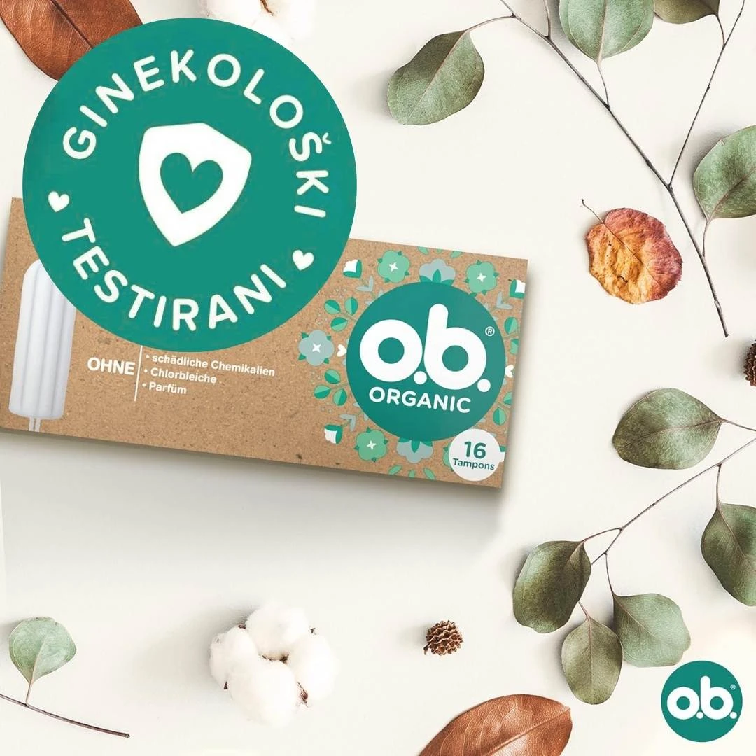 ob® Tamponi Organic NORMAL 16 Tampona za Srednje do Jače Krvarenje