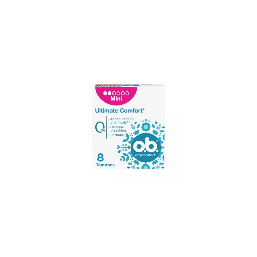 ob® Tamponi ProComfort MINI 16 Tampona za Blaga Krvarenja