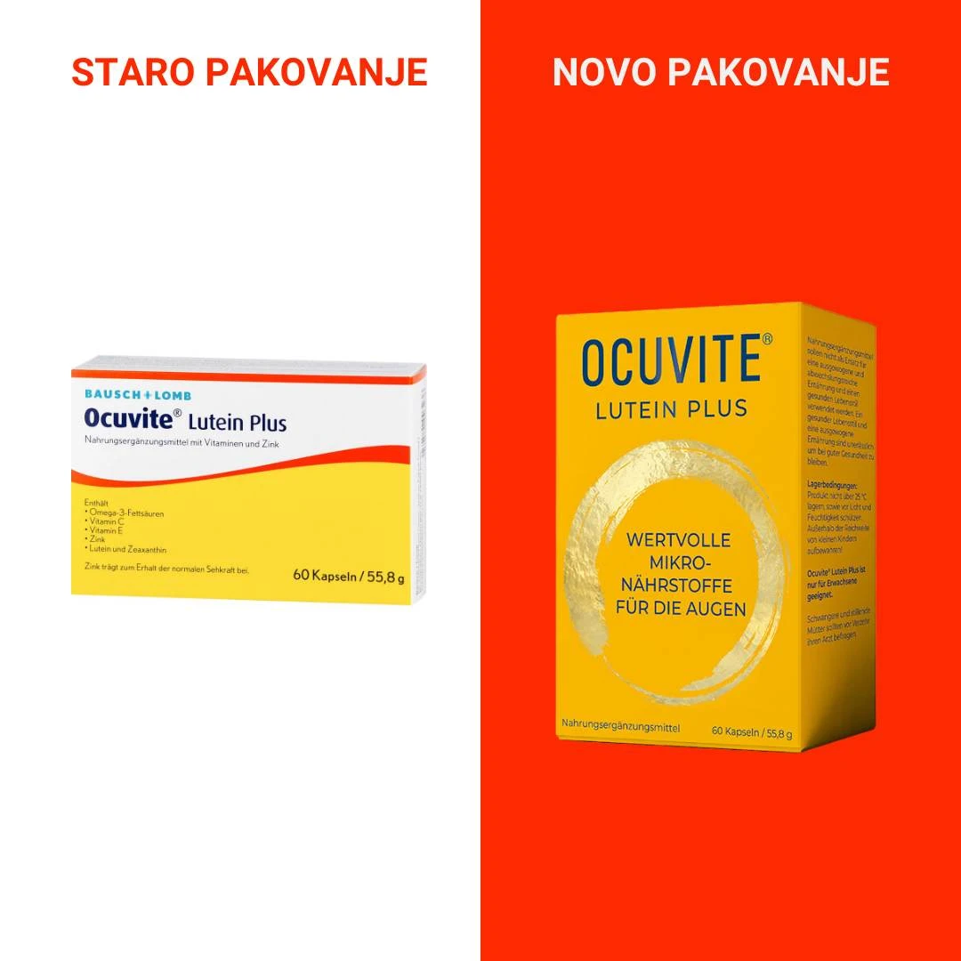 Ocuvite® Lutein Plus Kapsule za Vid