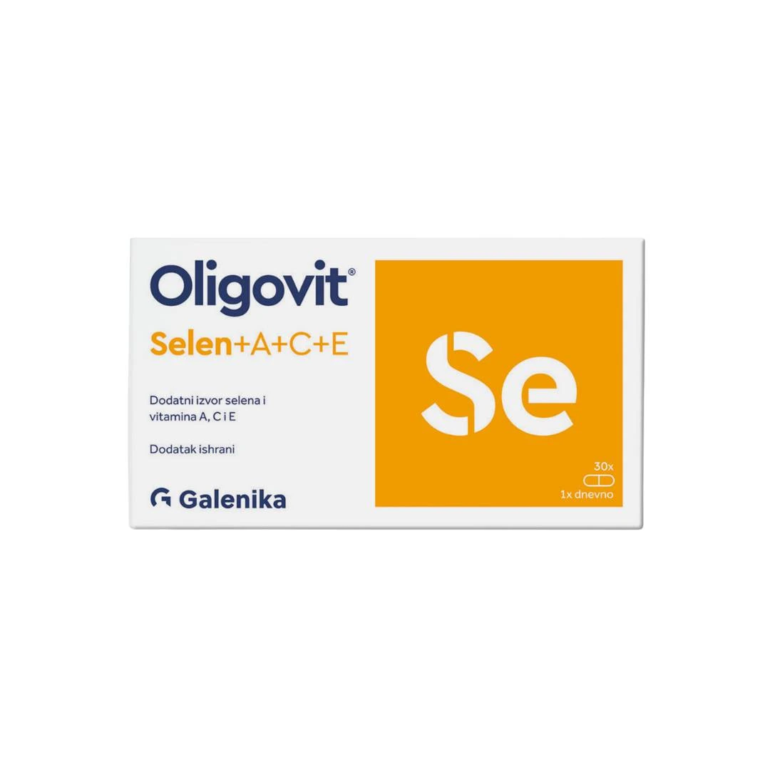 Oligovit® Selen 30 Kapsula sa Selenom, Vitamin A, C, E Antioksidans