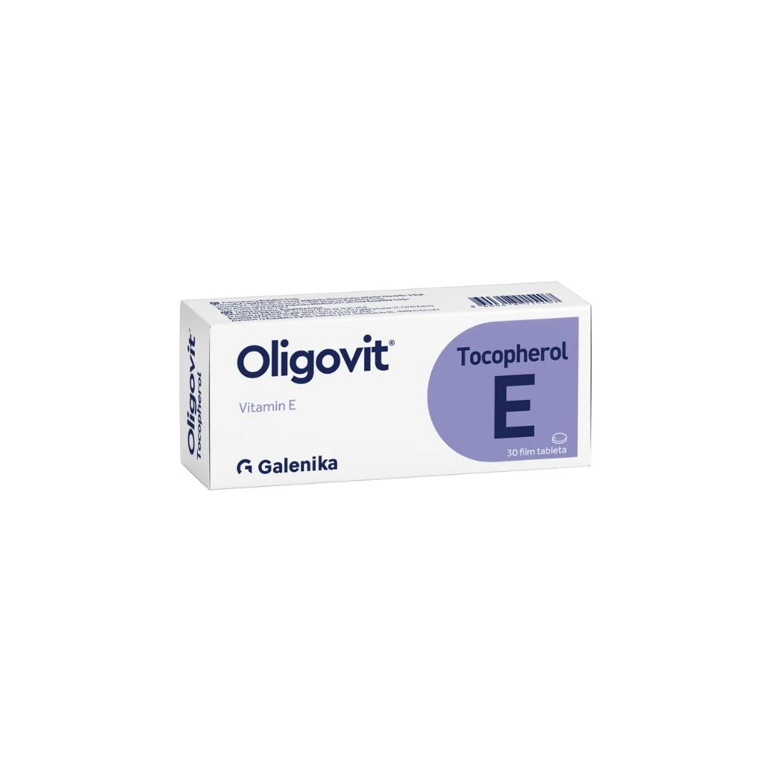 Galenika Oligovit® Tocopherol 10 mg 30 Film Tableta E Vitamin; Tokoferol