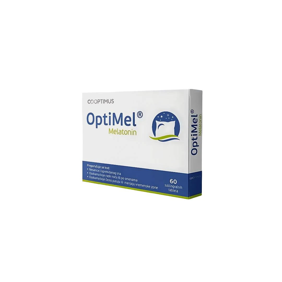 OptiMel® Melatonin 60 Sublingvalnih Tableta za Spavanje