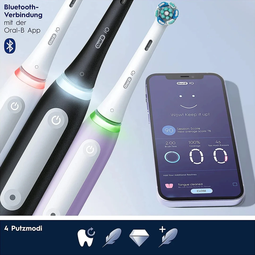 Oral-B® iO 4 Električna Četkica za Zube Duo Pack Poklon Set