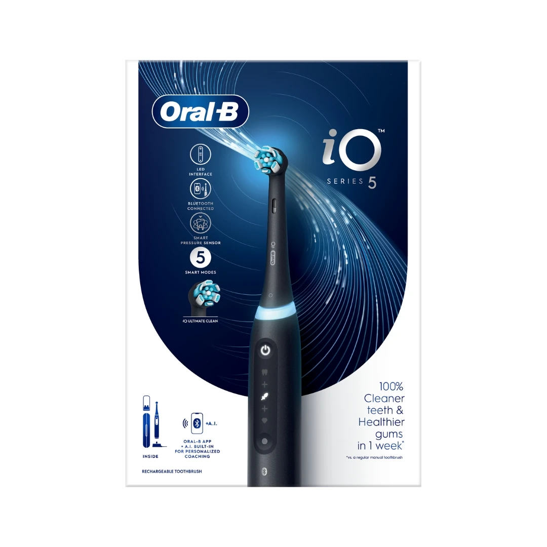 Oral-B® iO 5 Električna Četkica za Zube Crna