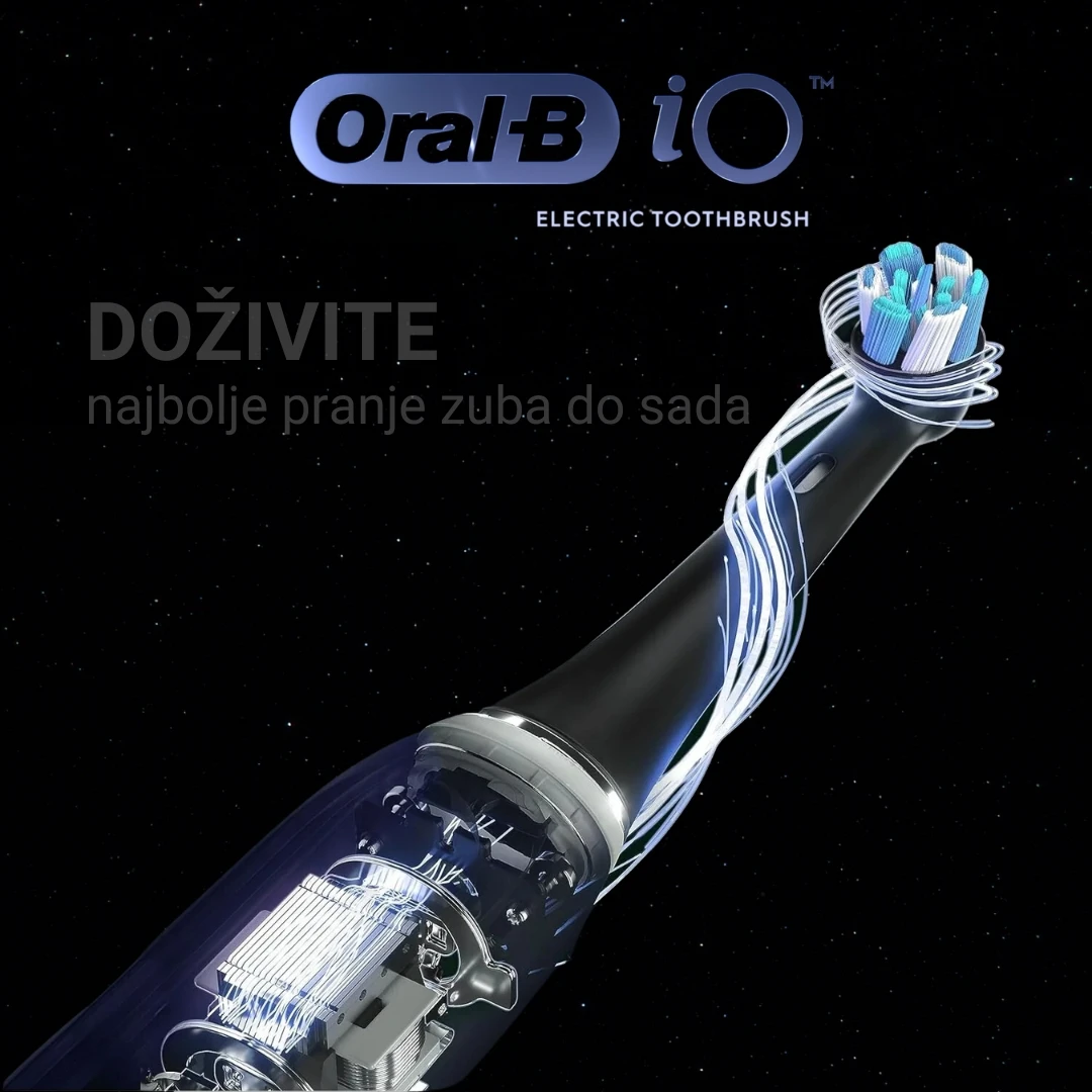 Oral-B® iO 9 Električna Četkica za Zube Duo Pak (Crna + Roze)