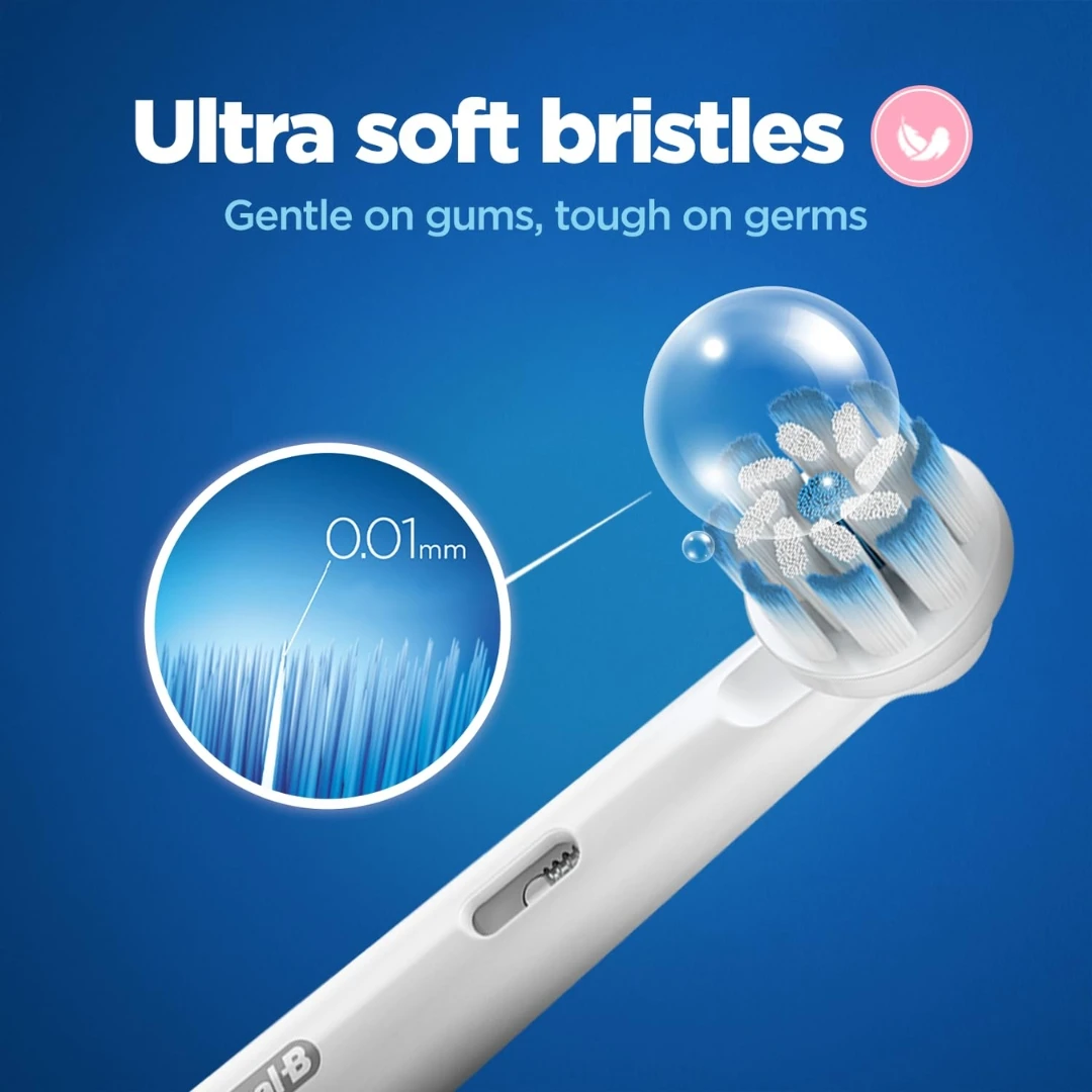 Oral-B® iO Nastavci SENSITIVE CLEAN 4 Glave za Električnu Četkicu za Zube